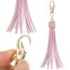 New Bag Accessory Fringe Jewelry KeyChain Strap KeyRing Tassel Key Chain PU Leather Tassels