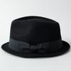 Reck Hatter Australian Wool Short Brim Felt Wide Size Size M Men's Hat, Brim, Fall/Winter, Black, RH-104,