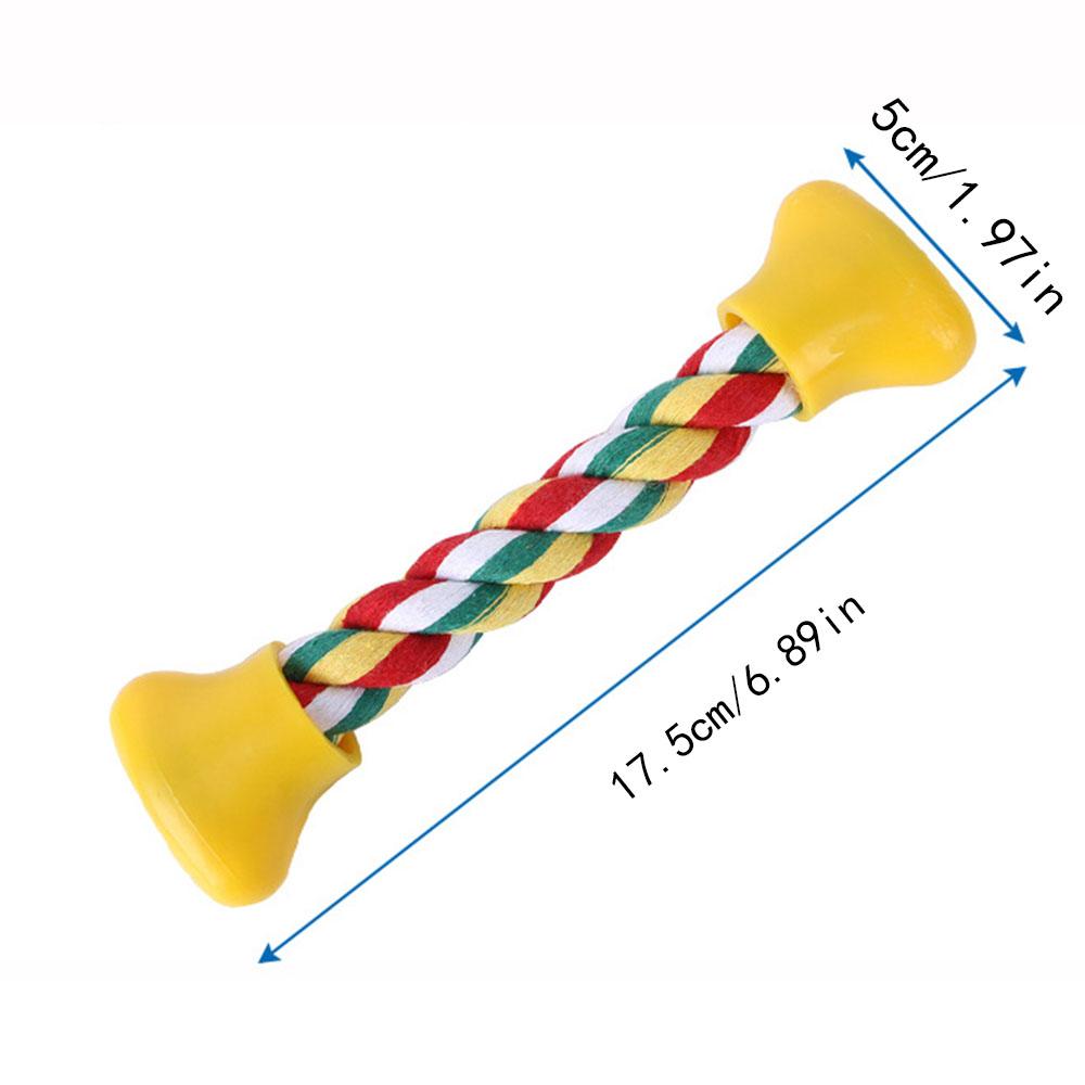 Haustierspielzeug, Kreatives Knochenförmiges Baumwollseilspielzeug, Kauspielzeug für Hunde & Katzen zum Zähneputzen und zur Linderung von Langeweile