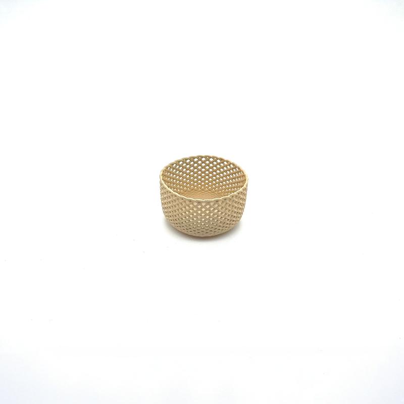 1Pcs Diy Vine Woven Basket Miniature Dollhouse Basket Handmade Hand Woven Basket For Doll Accessories