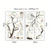 New 187*128cm Big Size Tree Wall Stickers Birds Flower Home Decor Wallpapers for Living Room Bedroom DIY Vinyl Rooms Decoration