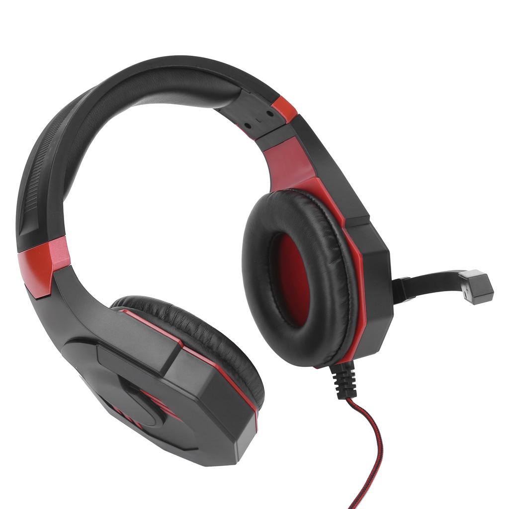 HeadMounted Gaming Headset Single 3.5mm Interface with Microphone Stereo Surround