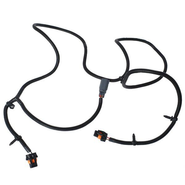Black ABS Fog Light Wiring Harness for 2013-2020 Dodge Ram 15