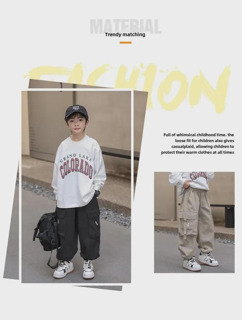 Jungen Herbst 2024 Kinderoveralls - Frühherbst Sporthose Einteilig