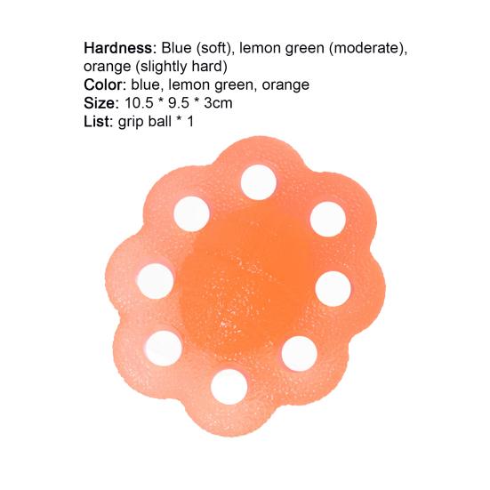 Hand Grip Exerciser Ball High Elasticity Bump Design Recovery Training Hand Acupuncture Point Activation Grip Strengthener Ball for Home