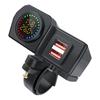 Fast Charging USB Adapter For Motorcycles Featuring Color Screen Temperature Meter Intelligent Overcurrent Protections