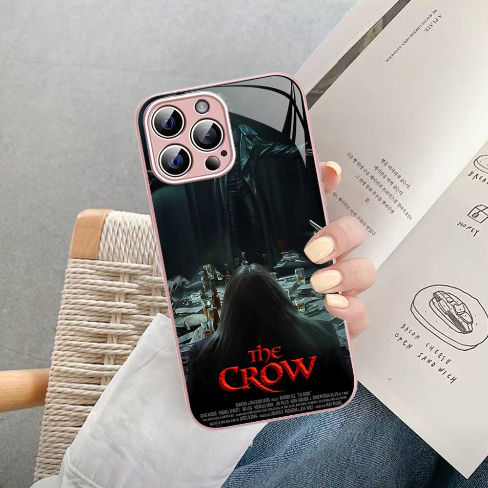 T-The C-Crow Classic Movie Tempered Glass For Iphone 14 13 12 11 Pro Mini XS MAX 14Plus X XS XR Cover