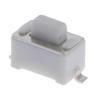 10Pcs Two Pin Patches Button Switches Tact Switches Push Button Replacement Self Resetting Type Microswitch White Button