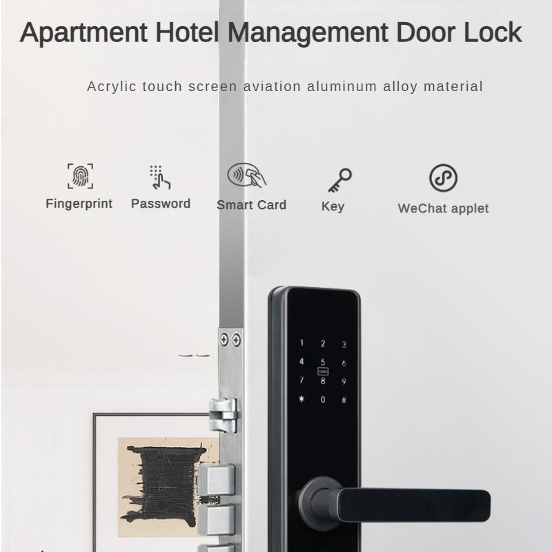 Intelligentes elektronisches Kartenleseschloss Mobile Remote-App Bluetooth Induktionsschloss Energiespar-Passwort Fingerabdruckschloss Neu