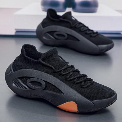 Tênis de Corrida de Malha Masculino Plus Size Premium para Verão - Respirável, Versátil, Solado Espesso Tênis Casuais