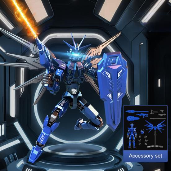 Movable Joints Robot Action Figure with Accessories Magnetic 3D Printed