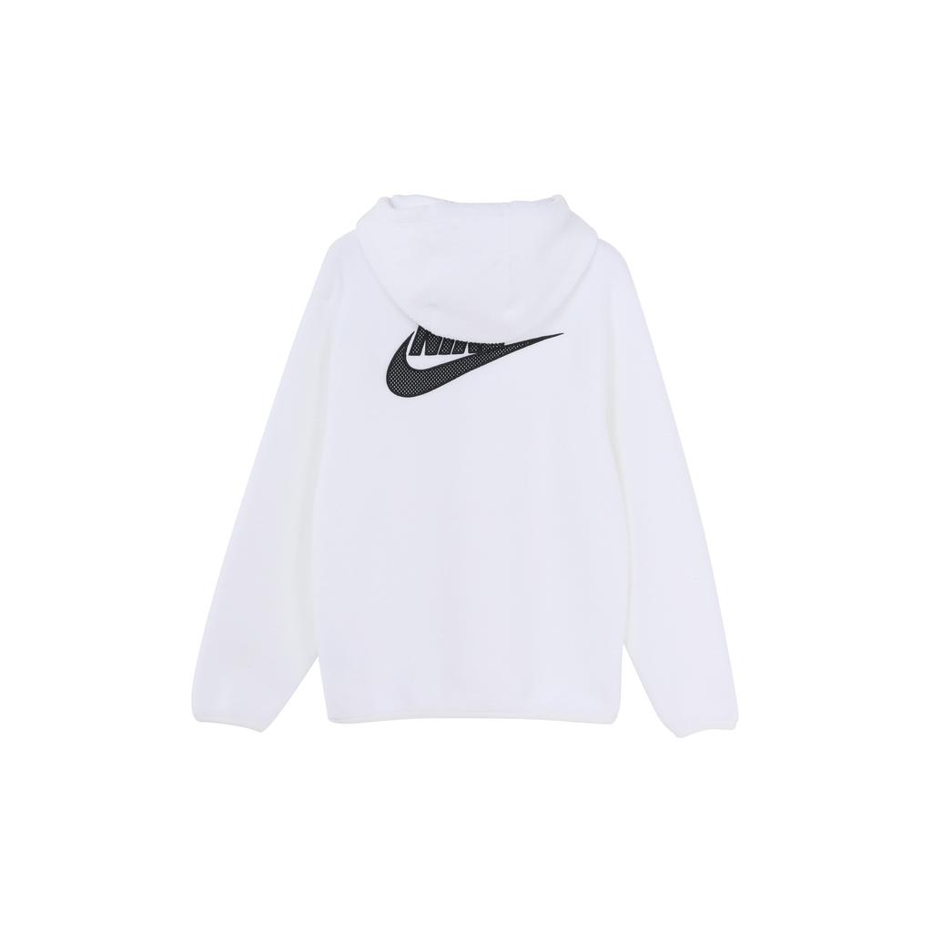 Nike Sportswear Sport Essentials+ Casual Breathable Fleece Hoodie Men Tops White DD5014-100