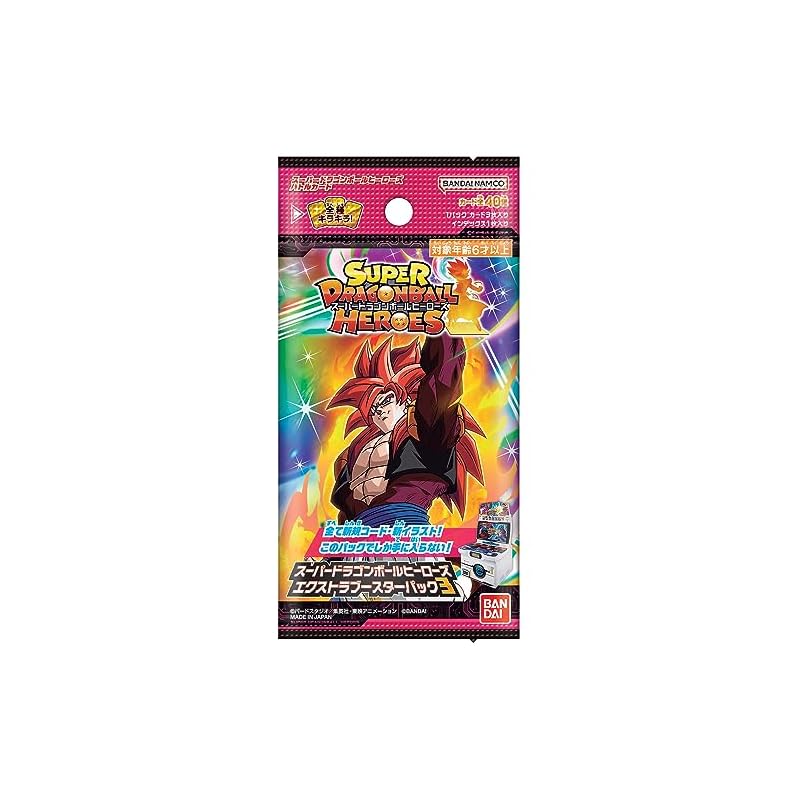 BANDAI Super Dragon Ball Heroes Booster Pack Extra 3 (BOX) 20 paquets