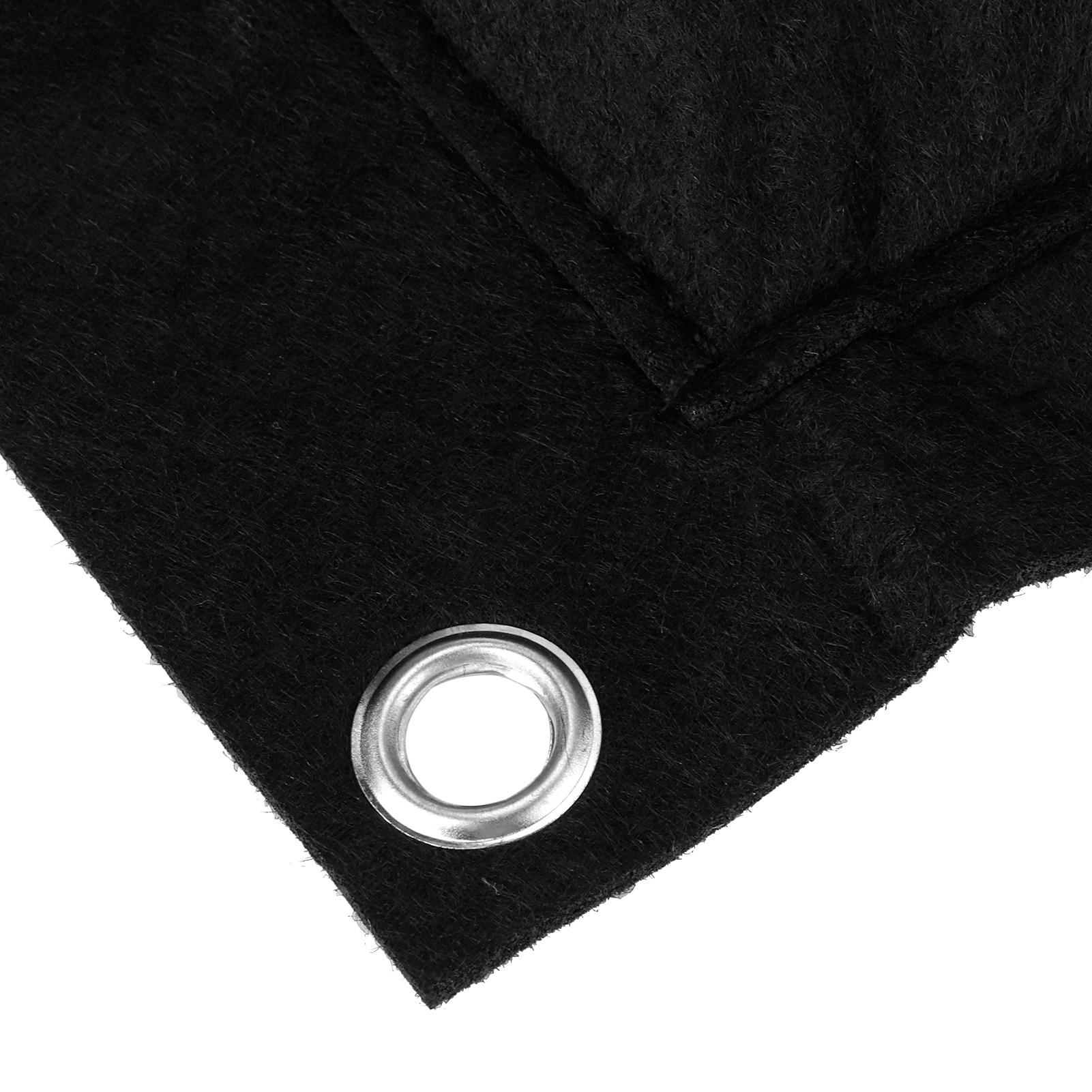 4Pcs 4   Plant Grow Bag Wall Mounted Reusable Degradable Felt Garden Planter