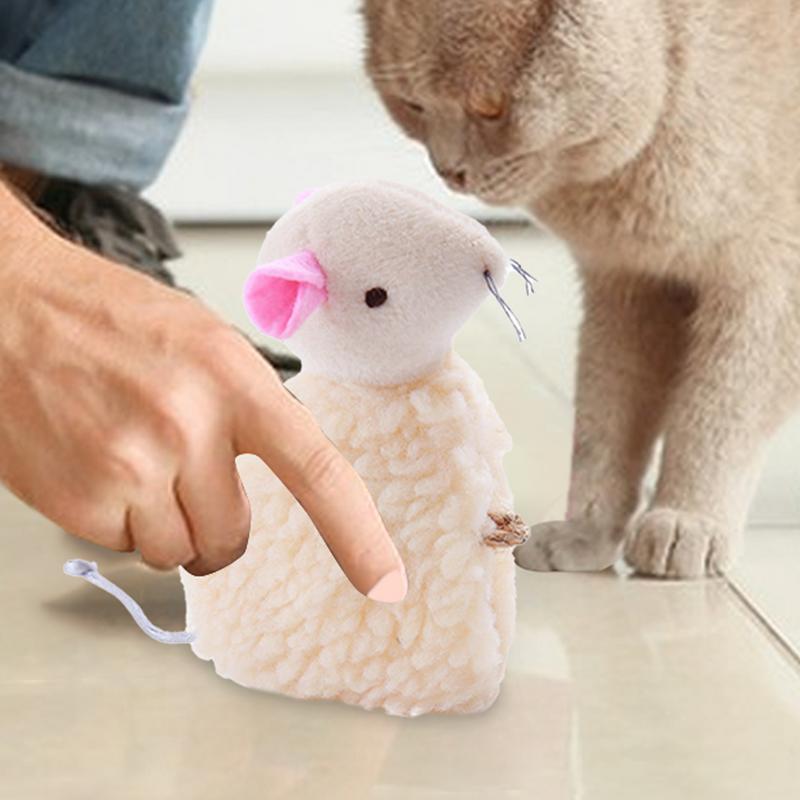 Toy Mice For Cats Cute Cat Toy Plush With Catnips Cat Interactive Toy Flexible Cat Teaser Toy Cat Enrichment Toys For Indoor