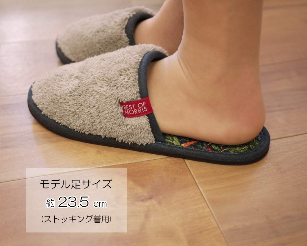 [AI] Made in Japan Strawberry Thief BEST OF MORRIS William Morris Room Shoes, British Brand, Women's