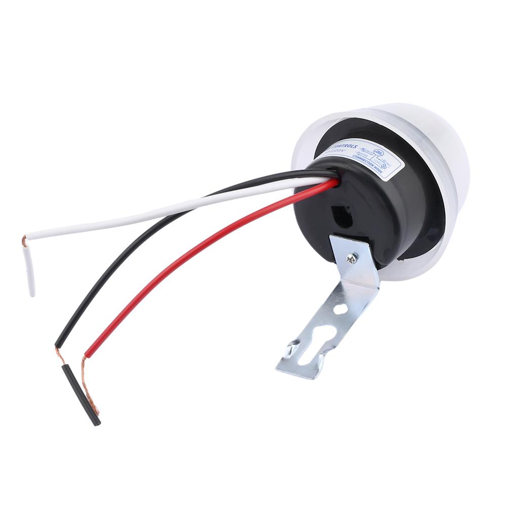 AS-20 DC 12V AC 110V 220V 10A Waterproof Sensitive Auto Photo Switch On/Off Street LED Light Sensor Adjustable Light Sense