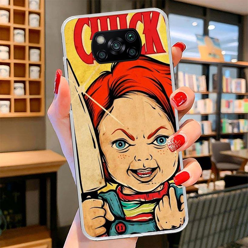 Chucky Child's Play Cover Phone Case For Xiaomi Poco F7 Ultra X7 X6 X5 Pro M7 Redmi 15C 15 13C 13 12C 12 10C 10 9A 9C 9T 9 Shell