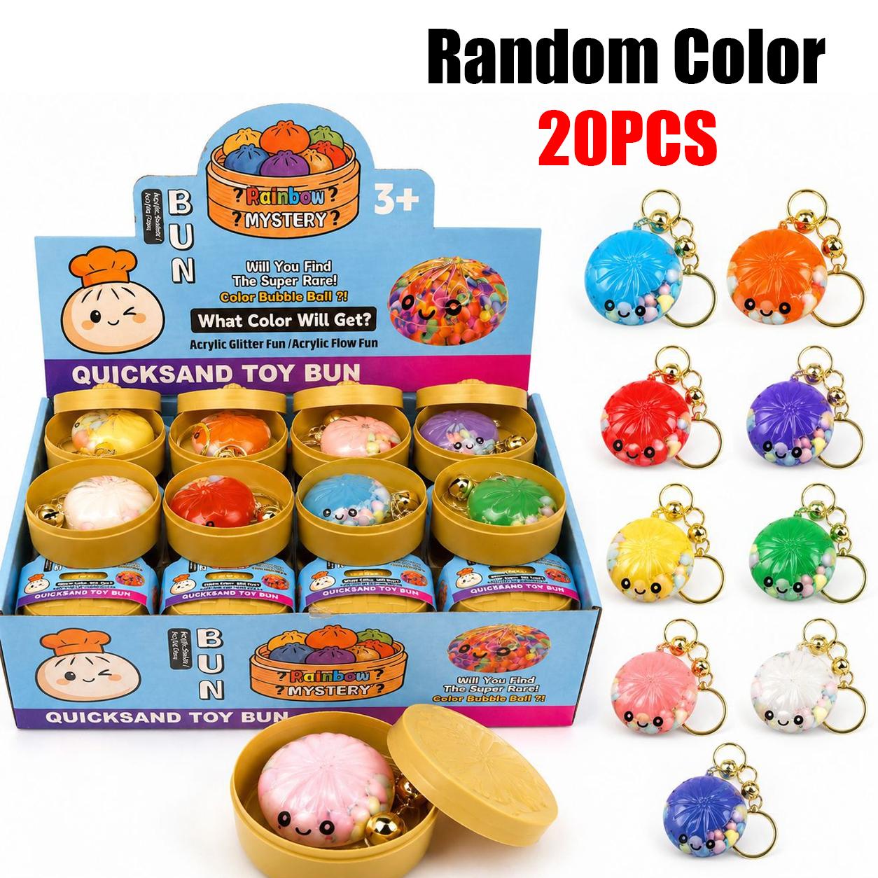 Adorable Baozi Keychain With Funny Faces