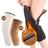 Cashmere Double-Layer Leg Warmer Lamb Velvet Thick Thermal Leg Sleeves Plush Knee Pads