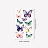 Purple And Black Gradual Change Glitter Butterfly Tattoo Sticker, Waterproof And Long-Lasting, Pure Desire Collarbone Sticker