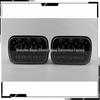 5x7 Inch LED Square Headlights for Jeep Cherokee and Patrol - High/Low Beam Off-Road Vehicle Mods