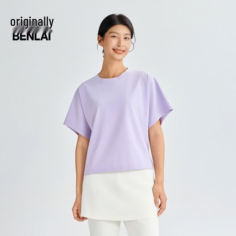 BENLAI Women's Cooling Loose Short-Sleeve T-Shirt