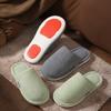 New Cotton Slippers Women's Winter Couple Indoor Floor Home Home Home Non-slip Warm Fluffy Slippers Men