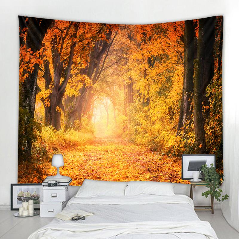 Large Forest Landscape Decorative Tapestry Hippie Bohemian Gypsy Wall Decor Bedroom