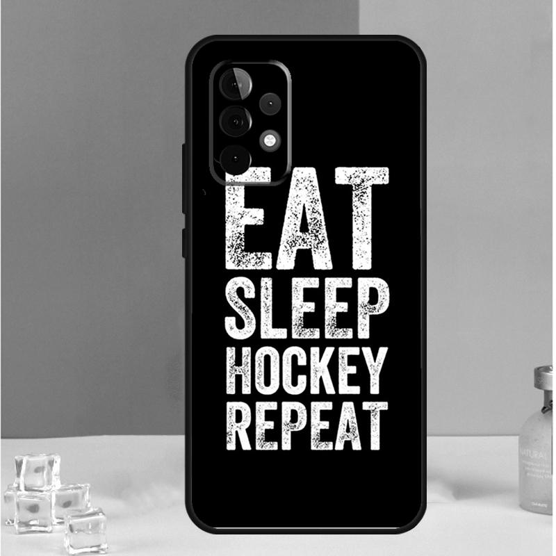 Ice Hockey Puck For Samsung Galaxy A54 A34 A14 A13 A33 A53 A36 A05 A06 A16 A32 A52 A55 A35 A15 A56 A26 Case