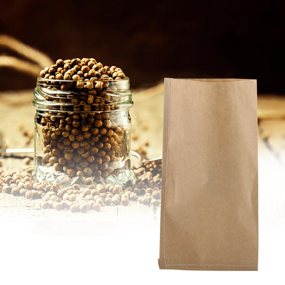 Kraftsamenbeutel Zuchtbeutel Einweichbeutel Aufbewahrungsbeutel Vintage Kraftpapierbeutel(11*22cm)