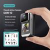 4K HD Waterproof Sports Camera with Anti-Shake, Chest & Head Mounts for Motorcycle & Diving