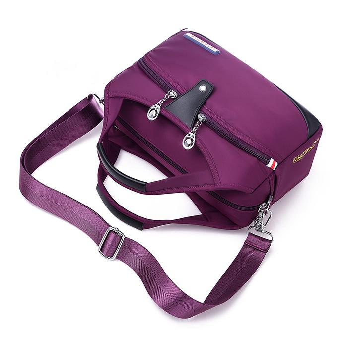 Nylon Shoulder Women's Bag Waterproof Handbag Large Capacity Crossbody Bag Fashion Lady Handle Bag Multifunction Purse