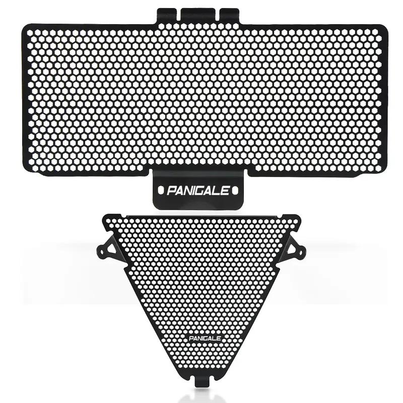 For DUCATI Panigale 899 959 1199 1299 V2 Motorcycle Aluminum Radiator Guard Grille Cover Protector Protective Grill