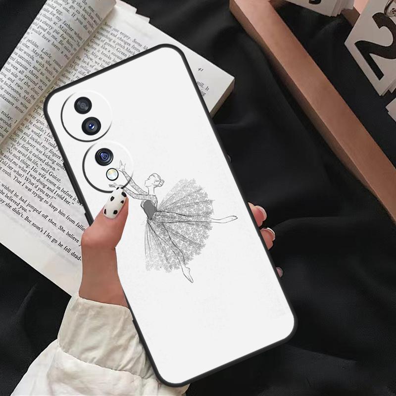 

Чехол для Honor Magic 7 Lite 6 8 Pro, Чехол для танца балета для чести Honor 200 400 50 70 90 X8c X8b X9a X9b X9c X9d Win RT For Honor 50