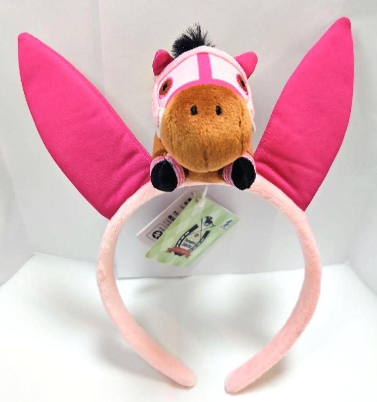 Haru Urara Plush Mascot Headband Thoroughbred Collection Horse Racing Japan
