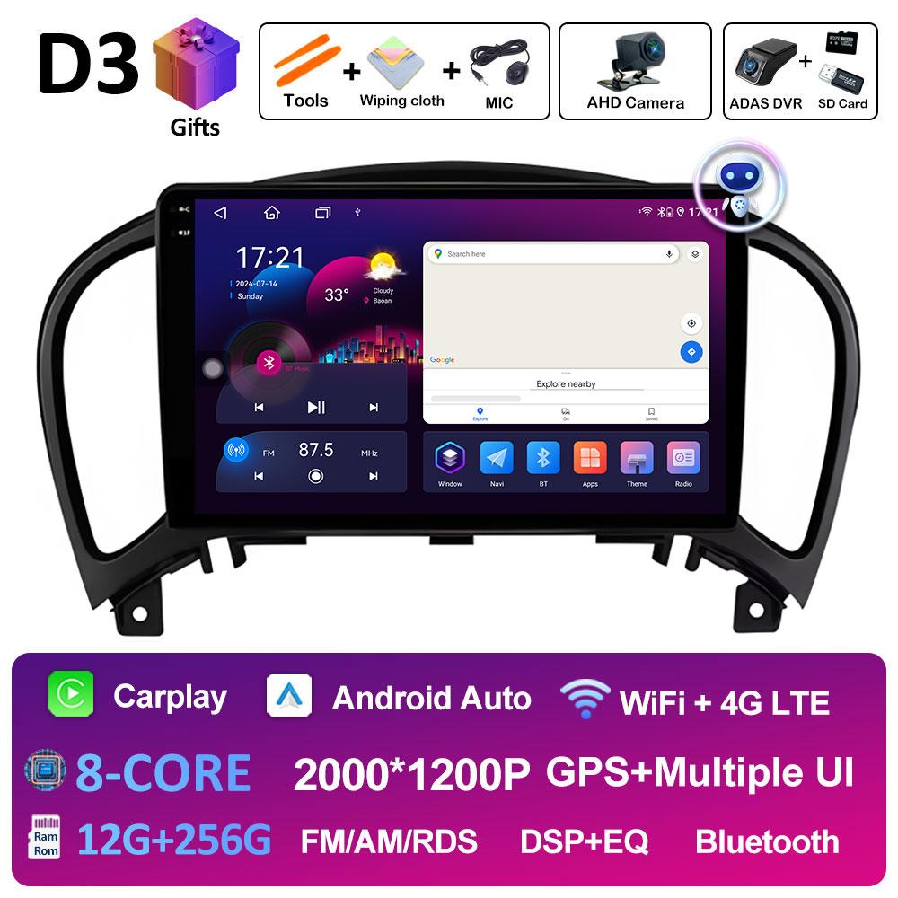 Intelligent System GPS Navigation For Nissan Juke YF15 2010 2011 2012 2013 2014 DSP Stereo Car Video Player QLED IPS Screen WIFI