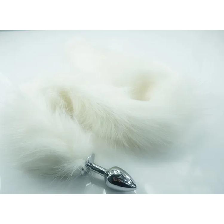 8 Color for Choose 78cm Length Long Fox Tail Dia 27mm Anal Plug Metal Butt Plug Role Play Flirting Fetish Hot Dog Tail Sex Toy