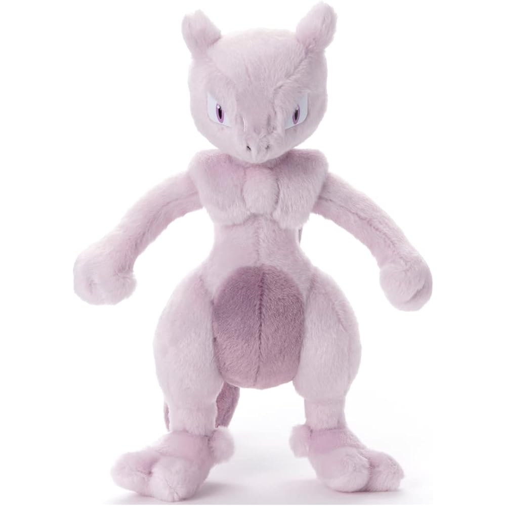 Takaratomy A.R.T.S Pokmon Mewtwo Plush Toy 28cm Height Soft Stuffed Animal