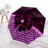 1pc Lace Bow Automatic Cute Umbrella 8-Bone Design Compact Gear for Outdoor Travel, Perfect Holiday Gift Yy251230008