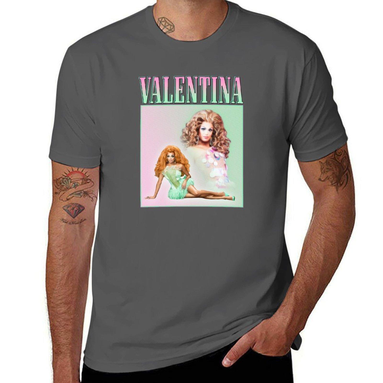 

Valentina vintage retro design T-Shirt g man t shirts for men anime tshirt cotton t shirts high quality T-Shirt 4XL