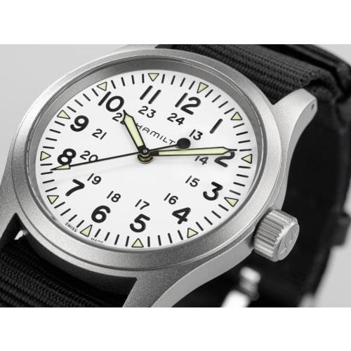 Hamilton Khaki Field Mechanical Hand-Winding Watch H69439910 Unisex [Official Import] with Official Warranty