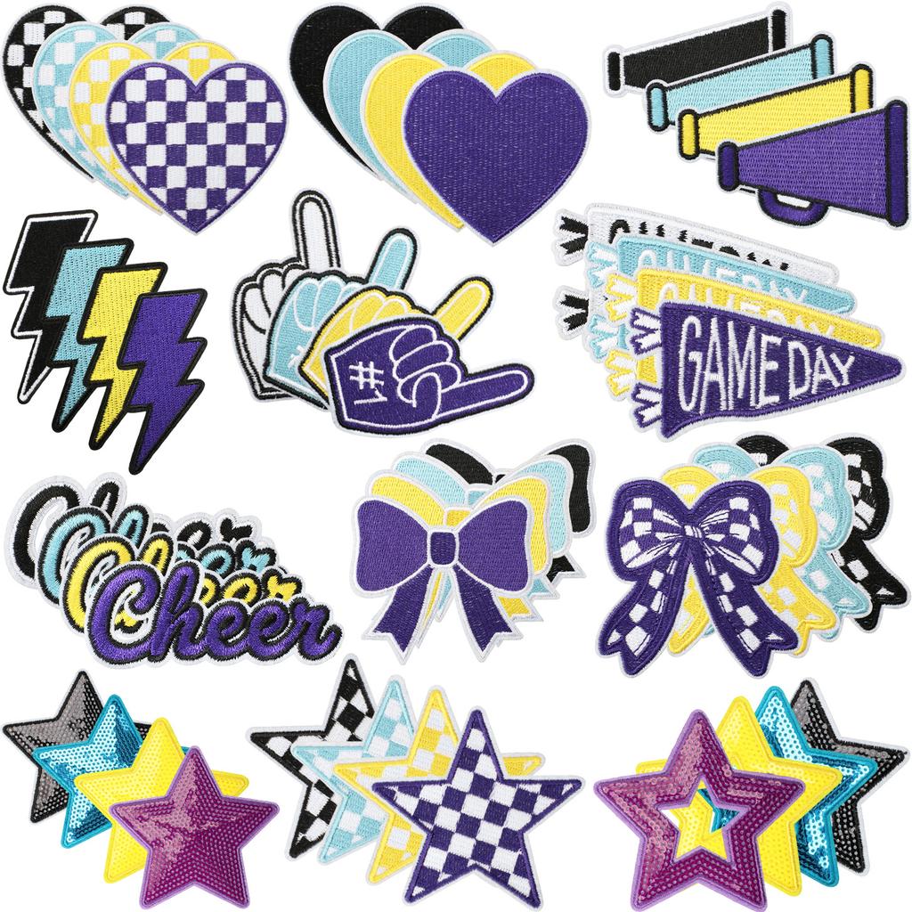 Ironing Game Day Embroidery Cloth Sticker Denim Jacket Backpack Shoes And Hats Diy Embroidery Decoration Hole Repair Subsidy