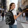 1/2/3/4/5PCS Trendy Shark Graphic Backpack Set | Perfect for School & Daily Adventures