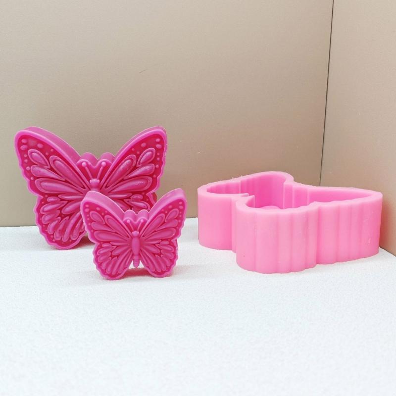Butterfly Candle Molds Silicone Mould Animal Molds Scented Candle Casting Molds for Cake Chocolate Fondant Decorations