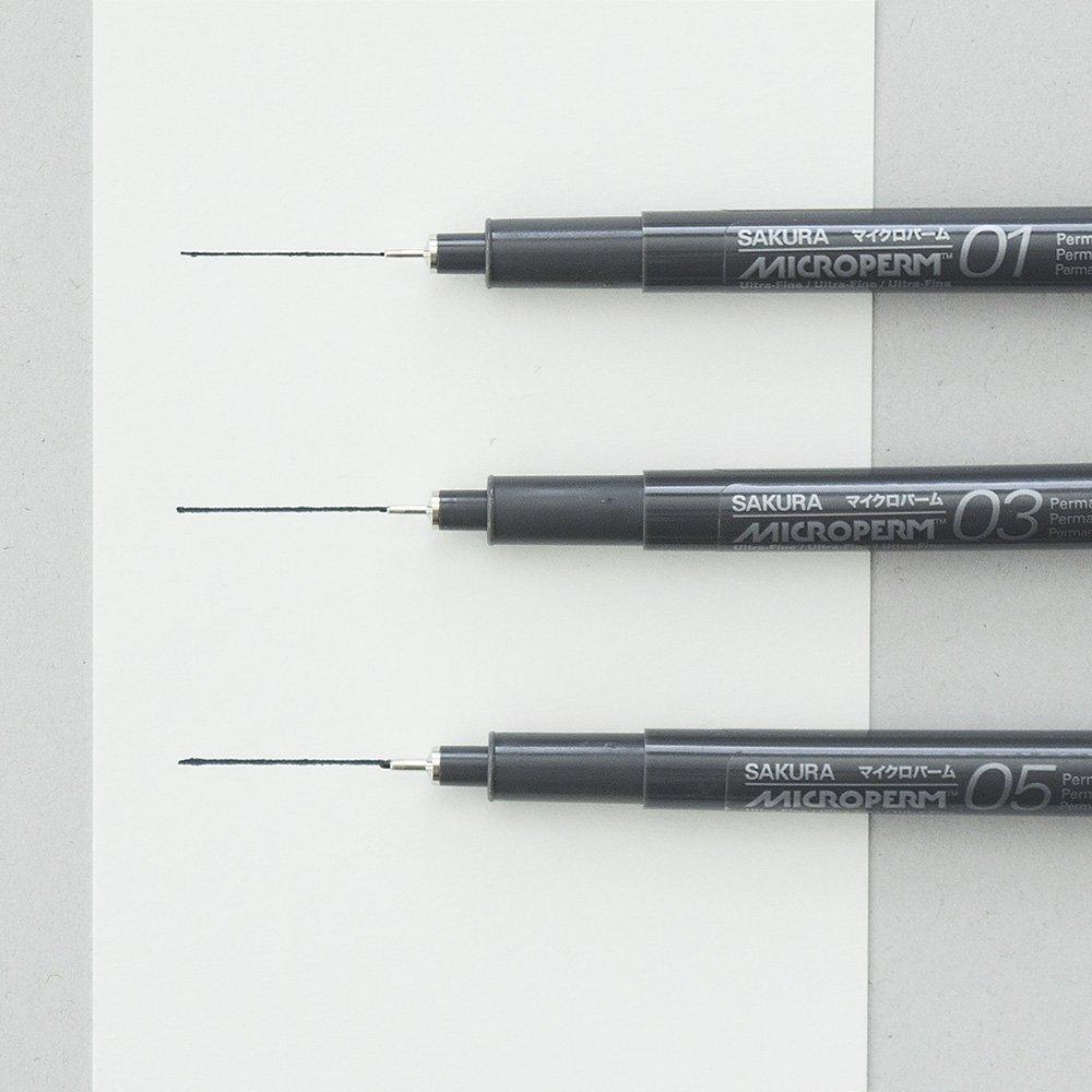 Sakura Micro Palm 05 10 Pens Cray-Pas Oil-Based Pen, EOK05#49-10P, Black,