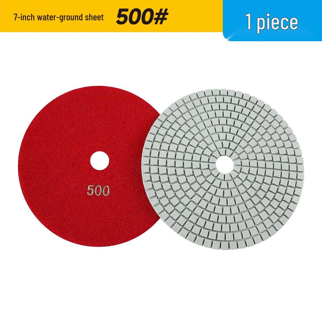 Multi-Size Diamond Water Polishing Pad (5" To 14") for Granite - Fits Angle Grinders