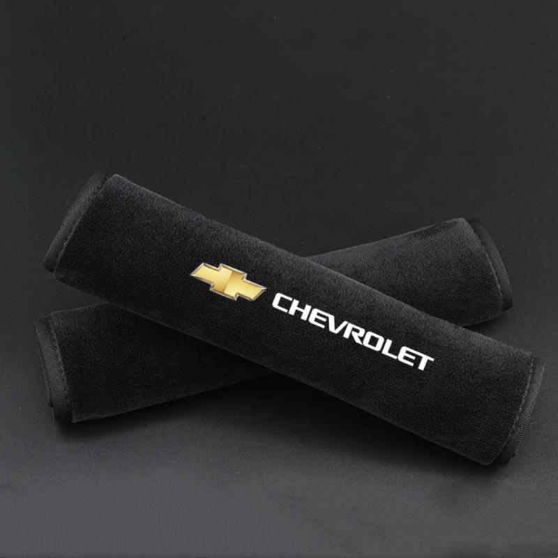 Car Seat Belt Cushion Strap Cover Cushion Strap Safety Shoulder For Chevrolet SS Z71 RT Captiva Colorado Cruze Spark Malibu Trax