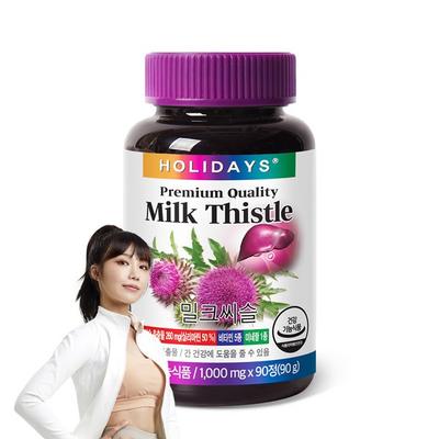 Holidays Milk Thistle, 90 ταμπλέτες, 1 μονάδα, Κορεάτικη βασική υγιεινή τροφή