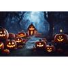 Halloween Photography Background Horror Night Moon Dark Forest Castle Pumpkin Halloween Party Kid Portrait Backdrop Photo Studio